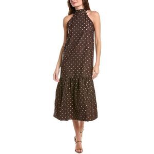 Ipponelli Womens  Midi Dress, Brown